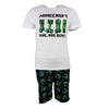 Minecraft Creeper Kinder kurzarm Pyjama Schlafanzug