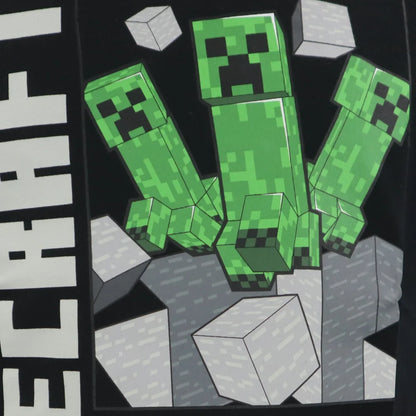Minecraft Creeper Kinder kurzarm T-Shirt - WS-Trend.de Steve Kleidung Jungen Schwarz