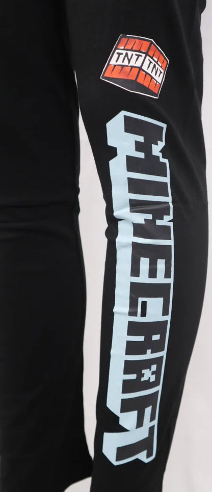 Minecraft Creeper Kinder lang Pyjama - WS-Trend.de Jungen Schlafanzug 116 -152