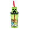 Minecraft Creeper Trinkflasche mit 3D Deckel