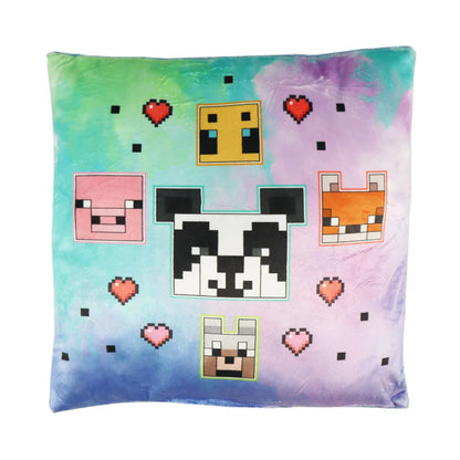 Gamer Minecraft Panda Velours Kissen Dekokissen 35 x cm - WS-Trend.de