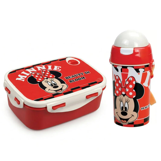 Disney Minnie Maus 2 teiliges Lunch Set Brotdose Trinkflasche 500 ml - WS-Trend.de
