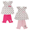 Disney Minnie Maus Mädchen Baby 2 tlg Set Kleid plus Leggings