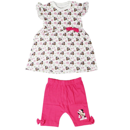 Disney Minnie Maus Mädchen Baby 2 tlg Set Kleid plus Leggings - WS-Trend.de