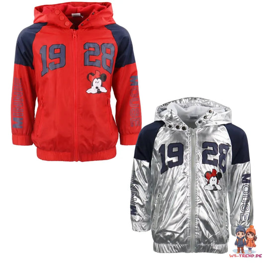 Disney Minnie Mouse Kinder Regenjacke Jacke mit Kapuze gefüttert - WS-Trend.de 98-128