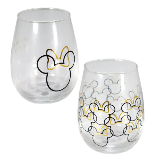 Disney Minnie Maus 2-er Set Gläser Trinkglas 510 ml