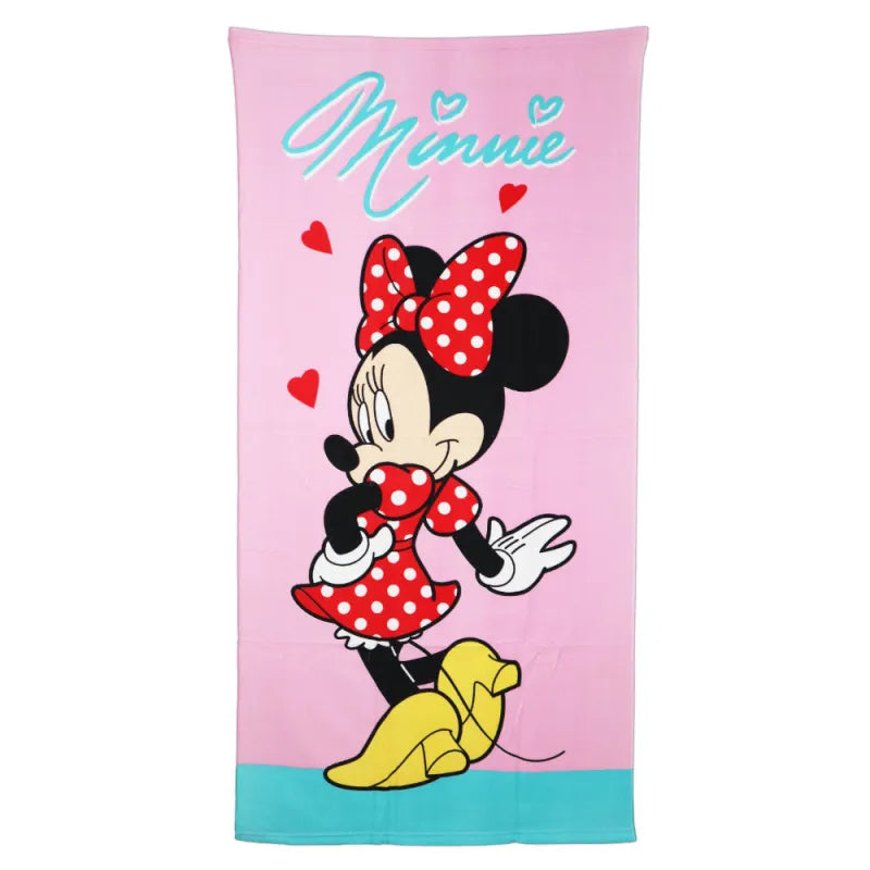 Disney Minnie Maus Mikrofaser Strandtuch Badetuch XL 70x140 - WS-Trend.de