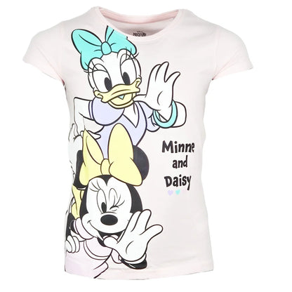 Disney Minnie Maus Kinder kurzarm Schlafanzug Pyjama Shirt Shorts - WS-Trend.de Gr. 104-134 100% Baumwolle