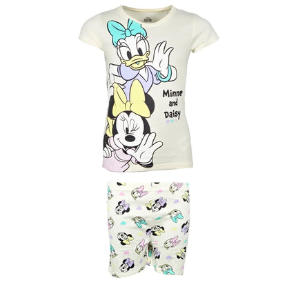 Disney Minnie Maus Kinder kurzarm Schlafanzug Pyjama Shirt Shorts - WS-Trend.de Gr. 104-134 100% Baumwolle