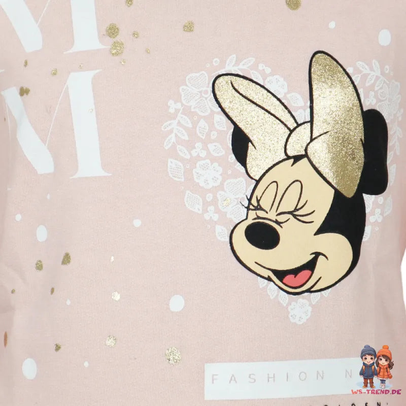 Disney Minnie Maus Mädchen Kinder Kapuzen Hoodie Pullover - WS-Trend.de Pulli Gr. 104-152
