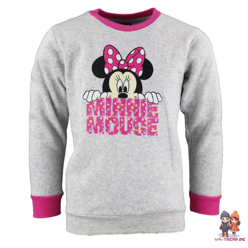 Disney Minnie Maus Kinder Sport Jogginganzug - WS-Trend.de Sportanzug Trainingsanzug Hose Pullover 92-128