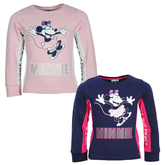 Disney Minnie Maus Kinder Mädchen langarm T-Shirt Shirt