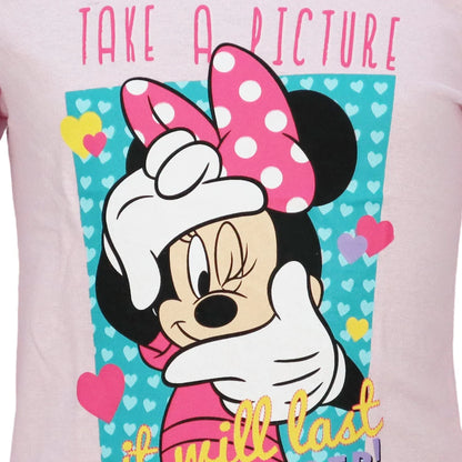 Disney Minnie Maus Kinder Mädchen langarm T-Shirt - WS-Trend.de 98 bis 128 - 100% Baumwolle