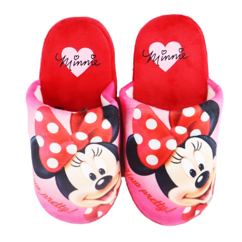 Disney Minnie Maus Kinder Mädchen Hausschuhe Slipper Schlüpfschuhe - WS-Trend.de 28-35
