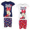 Disney Minnie Maus Kinder kurzarm Schlafanzug Pyjama Shirt Shorts