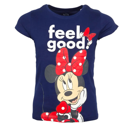 Disney Minnie Maus Kinder kurzarm Schlafanzug Pyjama Shirt Shorts - WS-Trend.de Gr. 104-134 100% Baumwolle