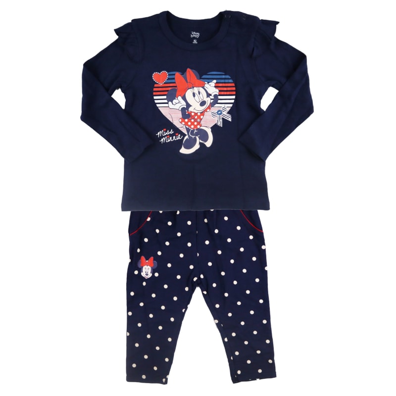 Disney Minnie Maus Baby Mädchen Set langarm Shirt plus Hose - WS-Trend.de 2tlg. 62 bis 92