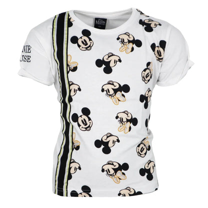 Disney Minnie Maus Mädchen kurzarm T-Shirt Top - WS-Trend.de Kinder Tops 104 bis 134 Baumwolle