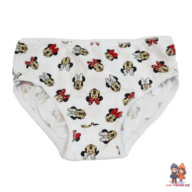Disney Minnie Maus 6er Pack Slips Kinder Mädchen Unterwäsche - WS-Trend.de Baumwolle