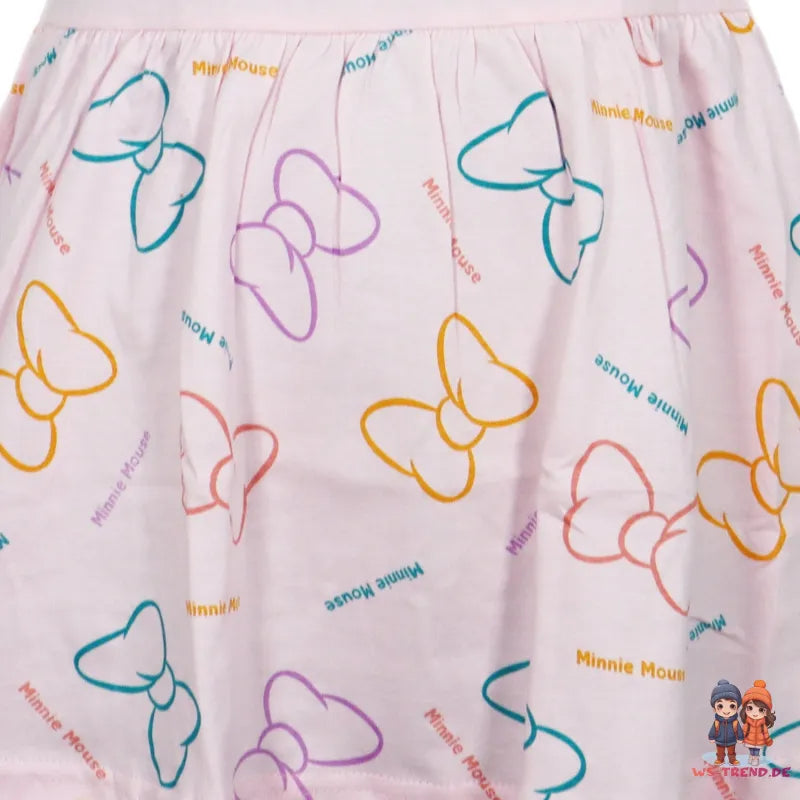 Disney Minnie Maus Kinder Mädchen Sommerkleid Kleid - WS-Trend.de Gr. 92-128 Baumwolle
