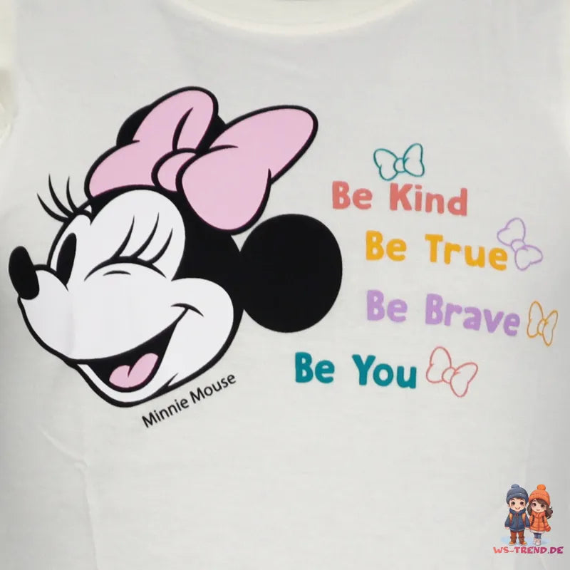 Disney Minnie Maus Kinder Mädchen Sommerkleid Kleid - WS-Trend.de Gr. 92-128 Baumwolle