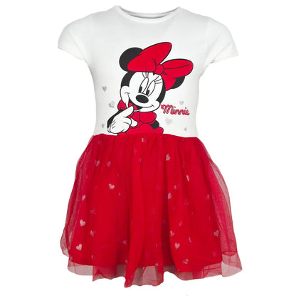 Disney Minnie Maus Kinder Mädchen Tüllkleid Sommerkleid Kleid - WS-Trend.de Gr 92-128