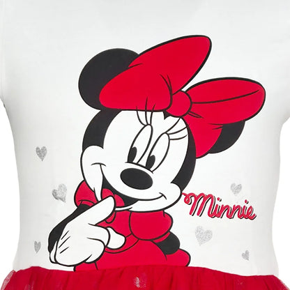 Disney Minnie Maus Kinder Mädchen Tüllkleid Sommerkleid Kleid - WS-Trend.de Gr 92-128
