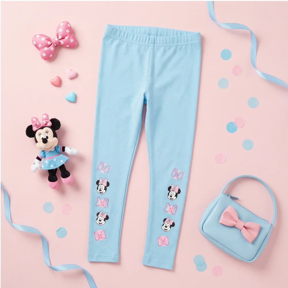 Disney Minnie Maus Kinder Leggings Sporthose - WS-Trend.de Mädchen Blau Rot 104 bis 134