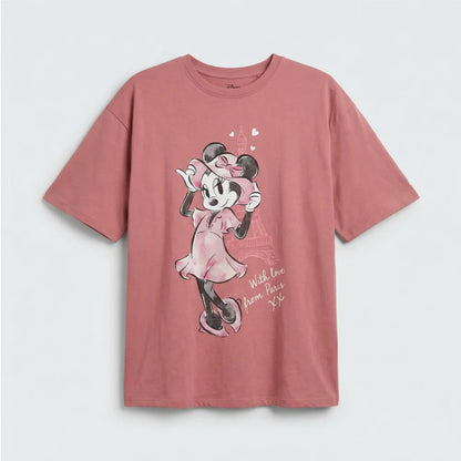Disney Minnie Maus Damen kurzarm Schlafshirt 100% Baumwolle - WS-Trend.de