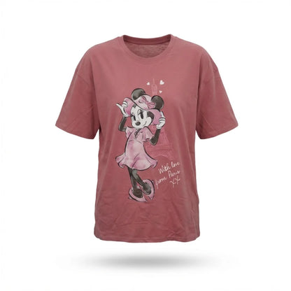 Disney Minnie Maus Damen kurzarm Schlafshirt 100% Baumwolle - WS-Trend.de