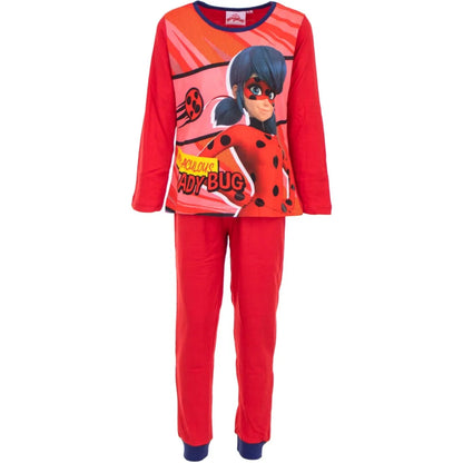 Miraculous Ladybug Kinder Schlafanzug Pyjama lang - WS-Trend.de 98 bis 128 baumwolle
