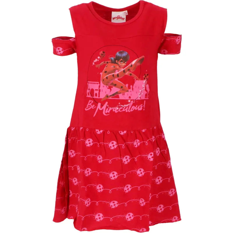 Miraculous Ladybug Kinder Sommer Kleid - WS-Trend.de für Mädchen Sommerkleid 98 -128