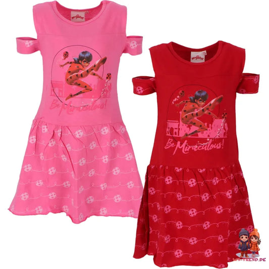 Miraculous Ladybug Kinder Sommer Kleid - WS-Trend.de für Mädchen Sommerkleid 98 -128