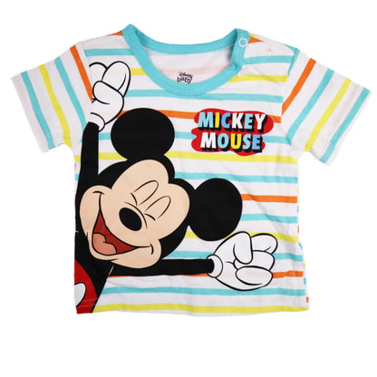 Disney Mickey Maus Baby Kurzarm Shirt und Shorts - WS-Trend.de kurzarm T-Shirt Gr. 62-86 für Jungen