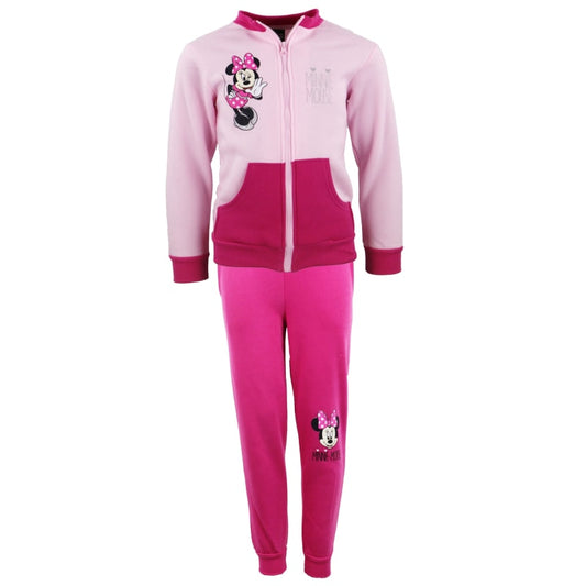 Disney Minnie Maus Kinder Mädchen Sport Jogginganzug - WS-Trend.de Sportanzug Trainingsanzug Hose Pullover 92-128