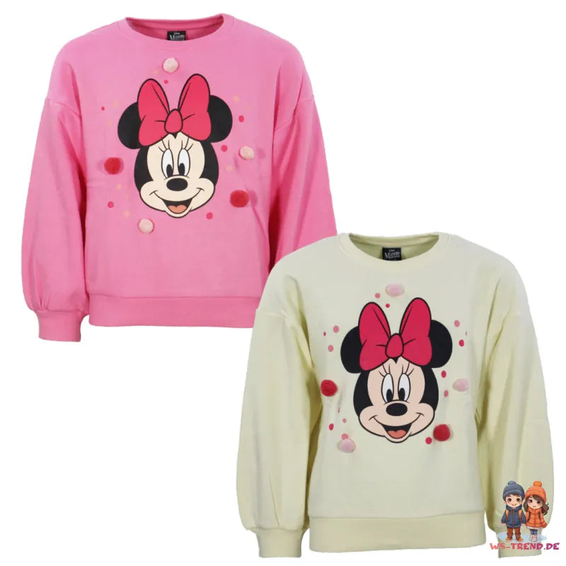 Disney Minnie Maus Mädchen Kinder Pullover Sweater Pulli - WS-Trend.de Gr. 98-128