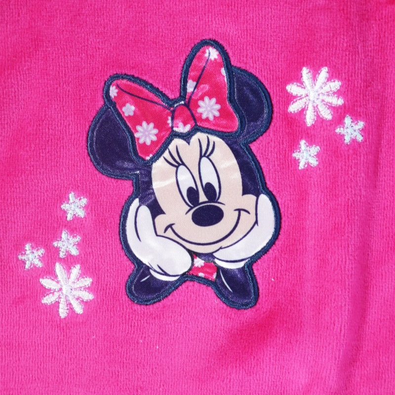 Disney Minnie Maus Baby Kleinkind Strampler Einteiler Velour - WS-Trend.de Gr. 62 - 92 Rosa