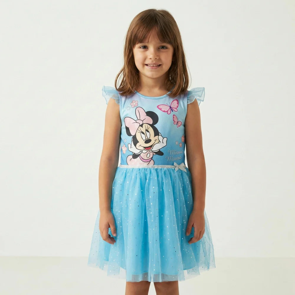 Disney Minnie Maus Sommerkleid Kinder Tüllkleid - WS-Trend.de Mädchen Kleid Ballettkleid
