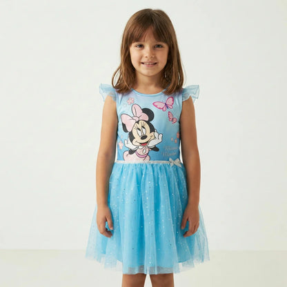 Disney Minnie Maus Sommerkleid Kinder Tüllkleid - WS-Trend.de Mädchen Kleid Ballettkleid