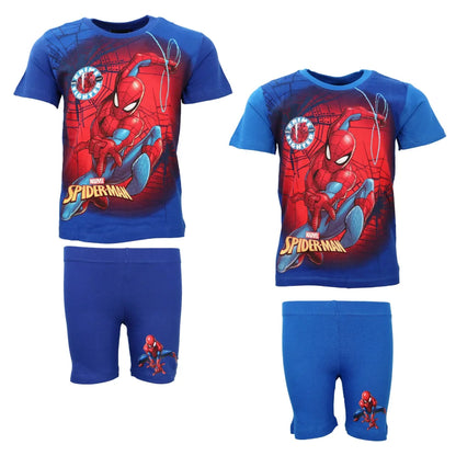 Marvel Spiderman Sommerset Shorts plus T-Shirt - WS-Trend.de Gr. 98 bis 128 Baumwolle