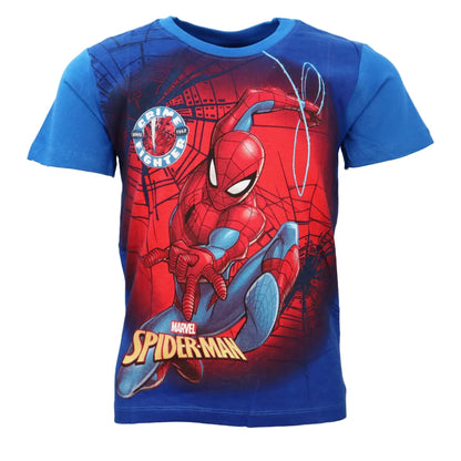 Marvel Spiderman Sommerset Shorts plus T-Shirt - WS-Trend.de Gr. 98 bis 128 Baumwolle