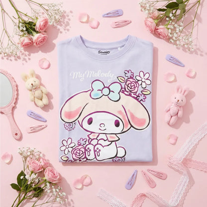 Hello Kitty my Melody Kinder Mädchen kurzarm T-Shirt Shirt - WS-Trend.de