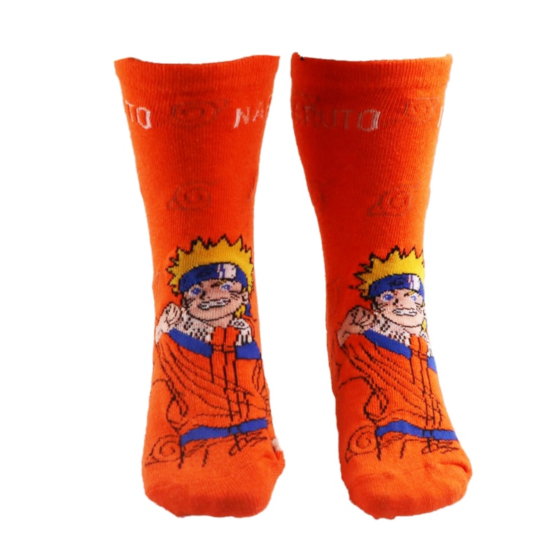 Naruto Shippuden Sasuke Kakashi Lange Kinder Socken 3er Pack - WS-Trend.de 23-34