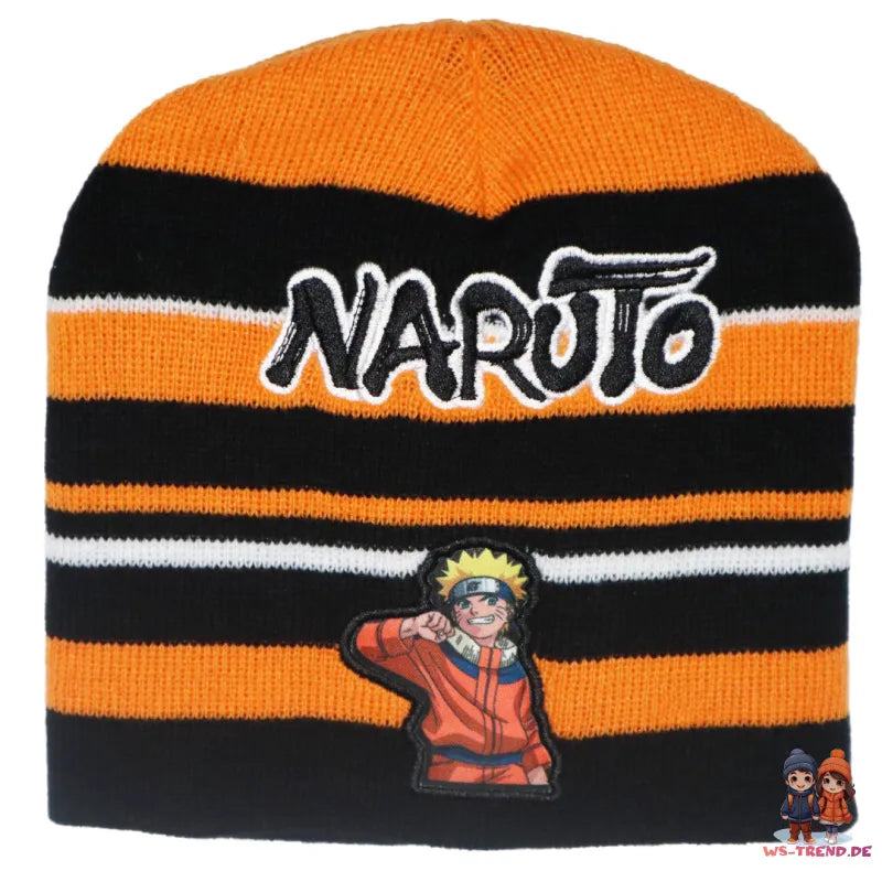 Anime Naruto Shippuden Jungen Wintermütze Mütze plus Handschuhe 54/56 - WS-Trend.de