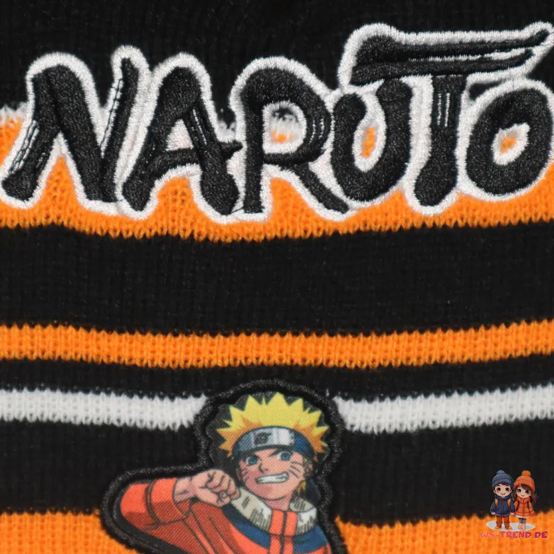 Anime Naruto Shippuden Jungen Wintermütze Mütze plus Handschuhe 54/56 - WS-Trend.de