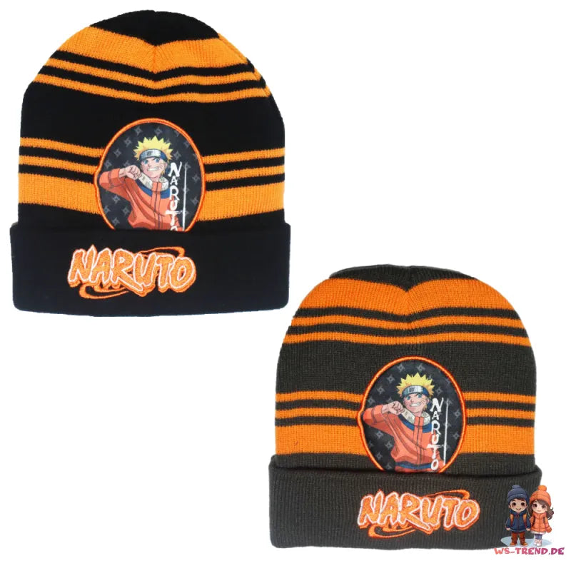 Anime Naruto Shippuden Jungen Herbst Wintermütze Mütze 54/56 - WS-Trend.de
