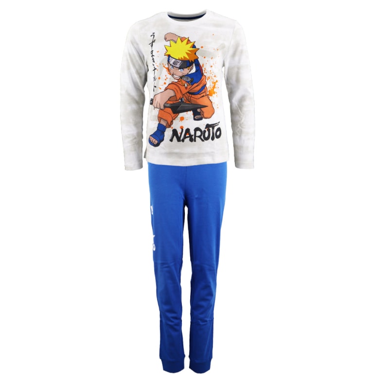 Anime Naruto Shippuden Kinder Schlafanzug Pyjama - WS-Trend.de Langarm 134-164 100% Baumwolle Jungen