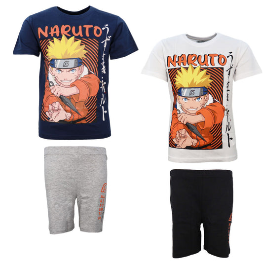 Anime Naruto Shippuden kurzarm Schlafanzug Pyjama Shirt Shorts