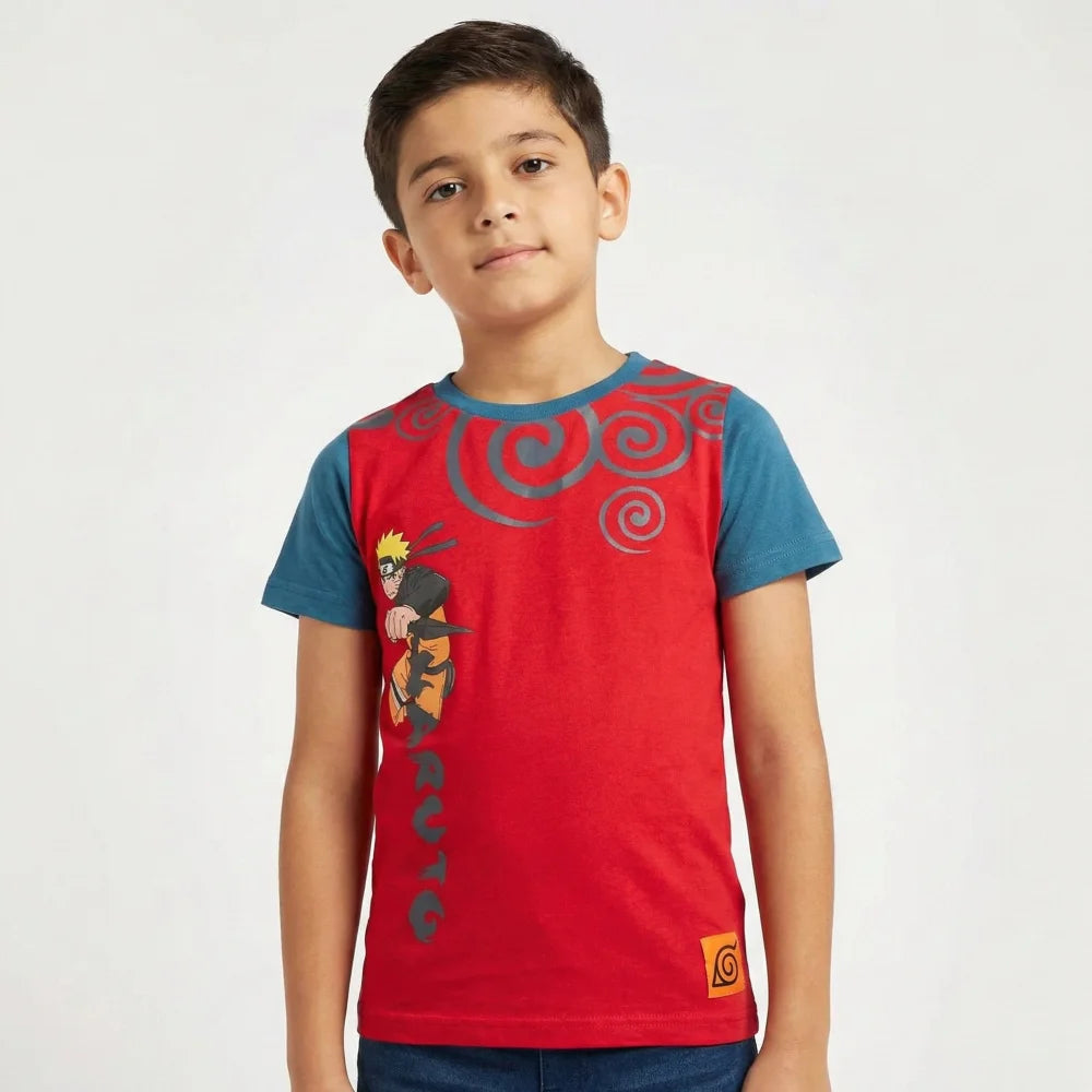 Anime Naruto Shippuden Jungen kurzarm T-Shirt Shirt - WS-Trend.de Kinder 116-128 Baumwolle