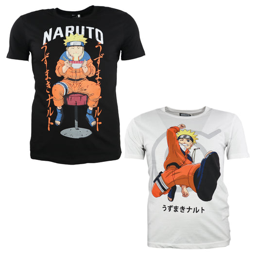 Anime Naruto Shippuden Herren kurzarm Shirt T-Shirt